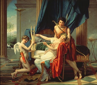 Safo y Faón, 1809 de Jacques Louis David